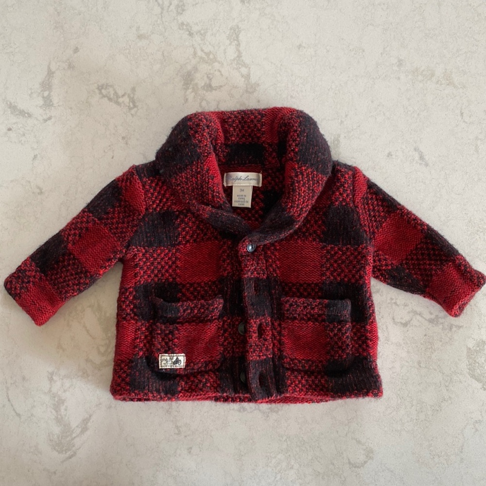 Ralph Lauren Baby Wool button down Sweater